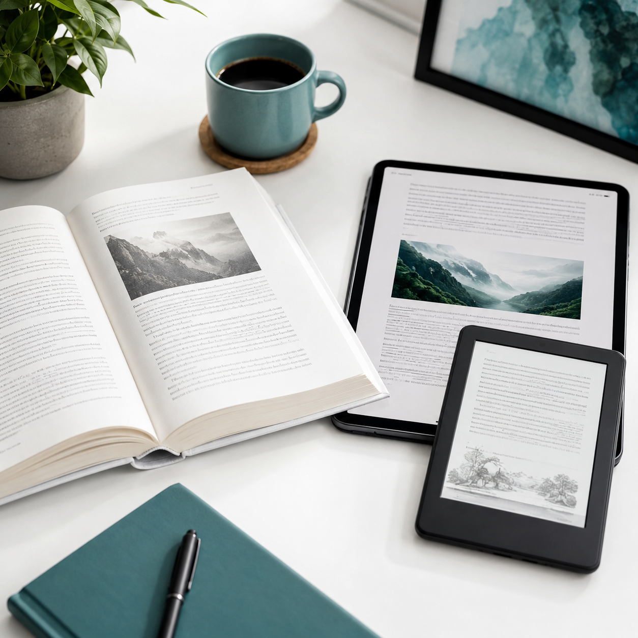 Comparação entre arquivo PDF e EPUB para livros, apostilas e e-books