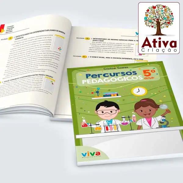 Material didático Percursos Pedagógicos 5º ano com miolo aberto
